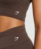 Gymshark Everyday Cap Sleeve Crop Top - Archive Brown sold by Gymshark
