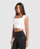 Gymshark Everyday Cap Sleeve Crop Top - White sold by Gymshark