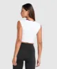Gymshark Everyday Cap Sleeve Crop Top - White sold by Gymshark