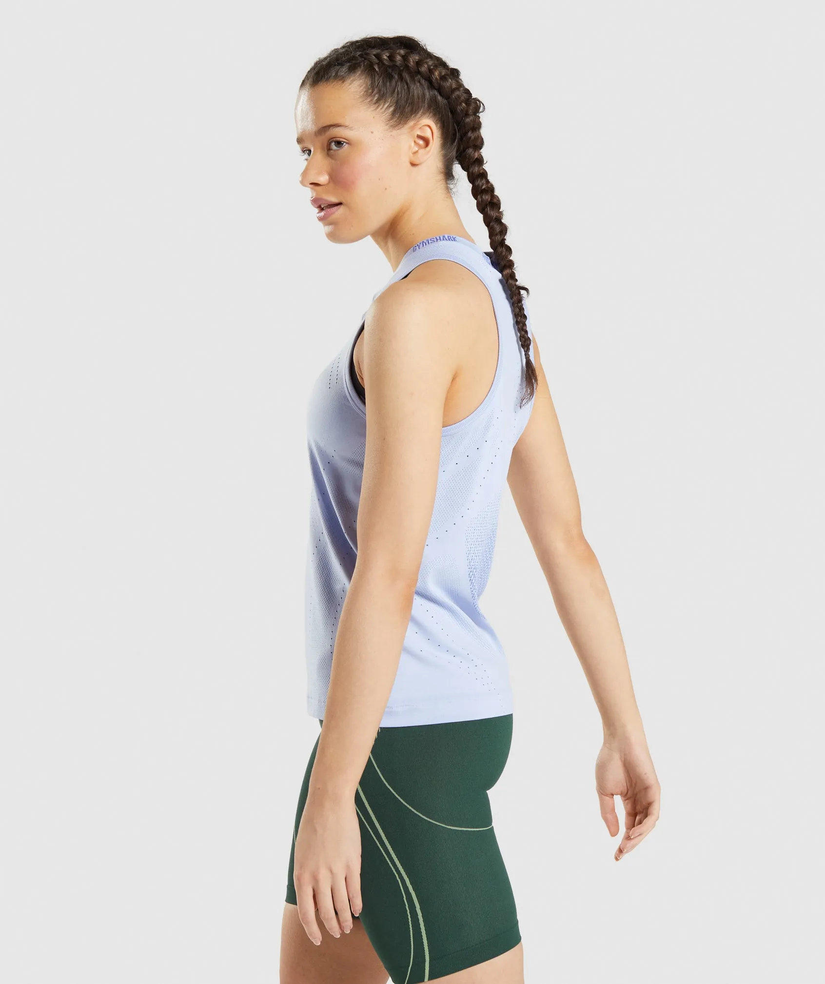 Gymshark Apex Seamless Tank - Lavender Blue/Court Blue sold by Gymshark product image thumbnail 3