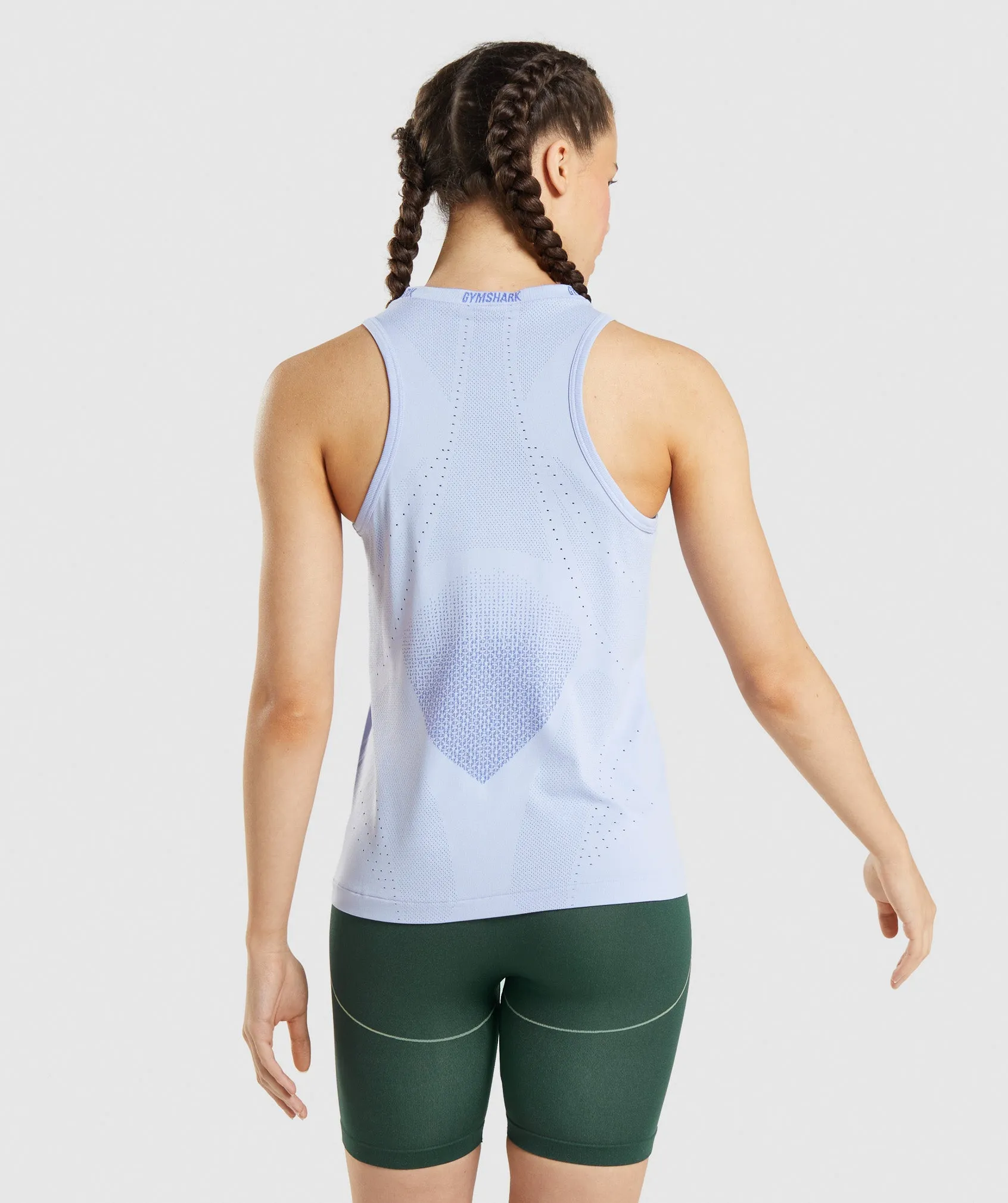 Gymshark Apex Seamless Tank - Lavender Blue/Court Blue sold by Gymshark product image thumbnail 2
