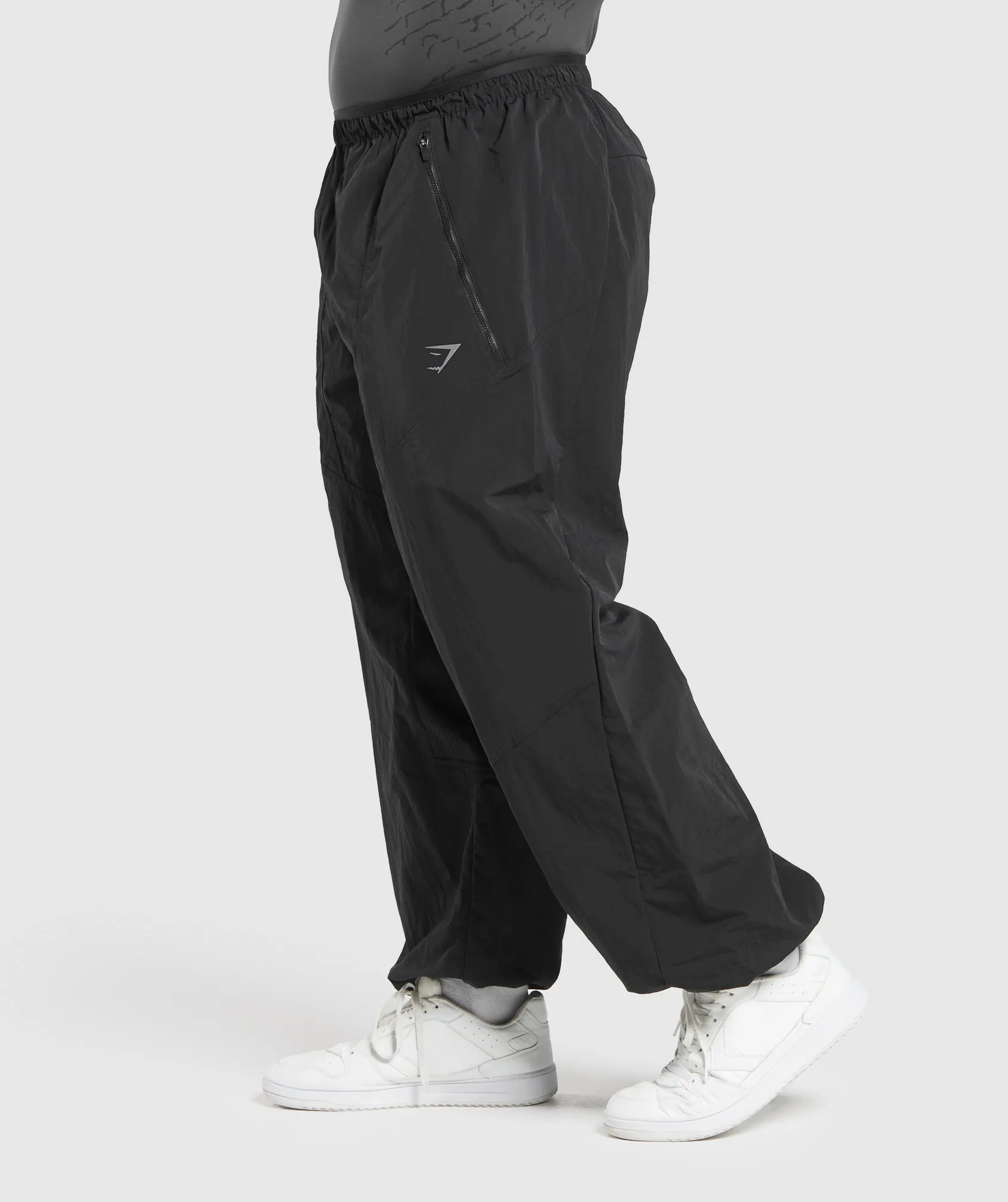 Gymshark Parachute Pants - Black sold by Gymshark product image thumbnail 3
