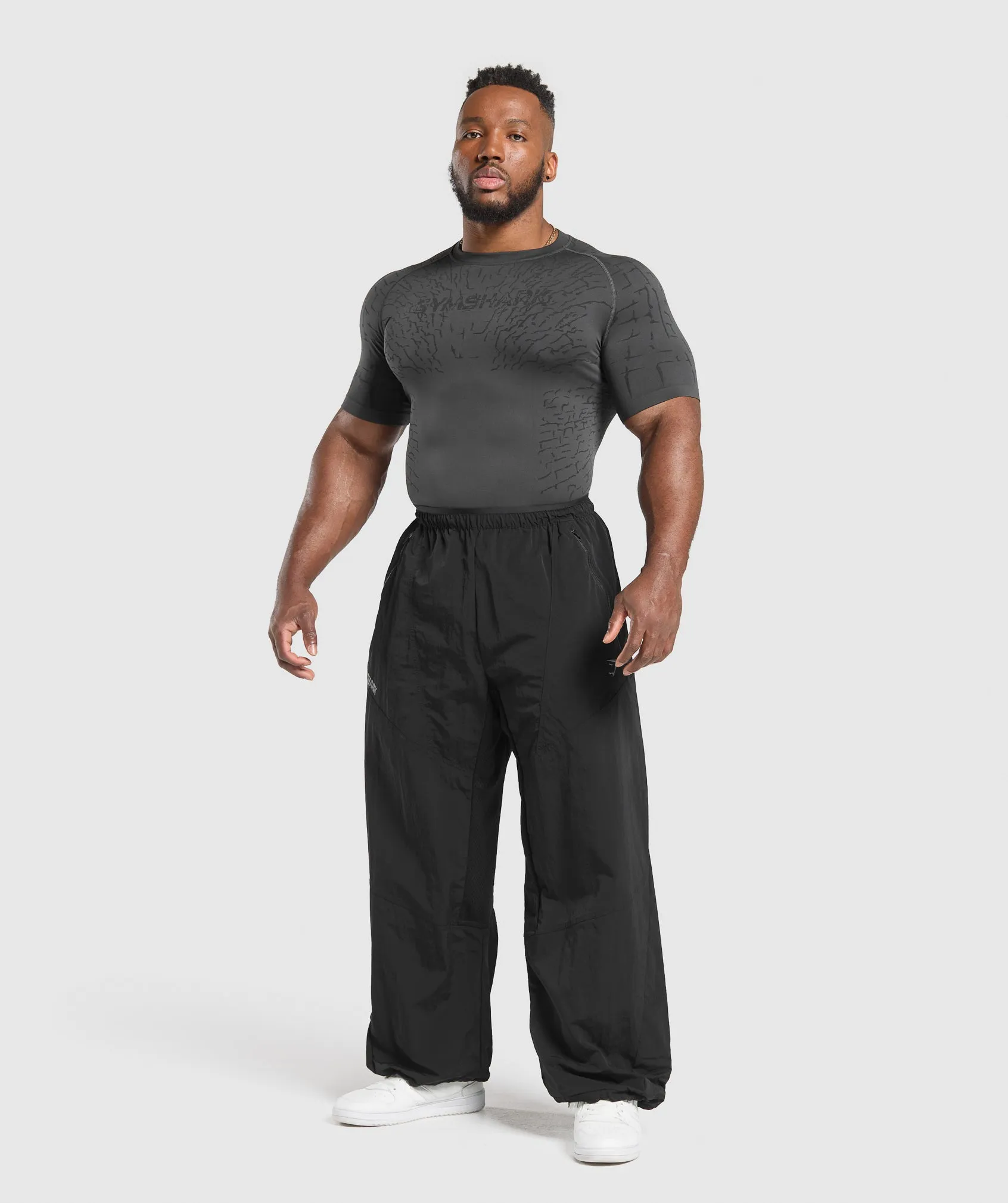 Gymshark Parachute Pants - Black sold by Gymshark product image thumbnail 4