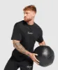 Gymshark Athletic Department T-Shirt - Black sold by Gymshark