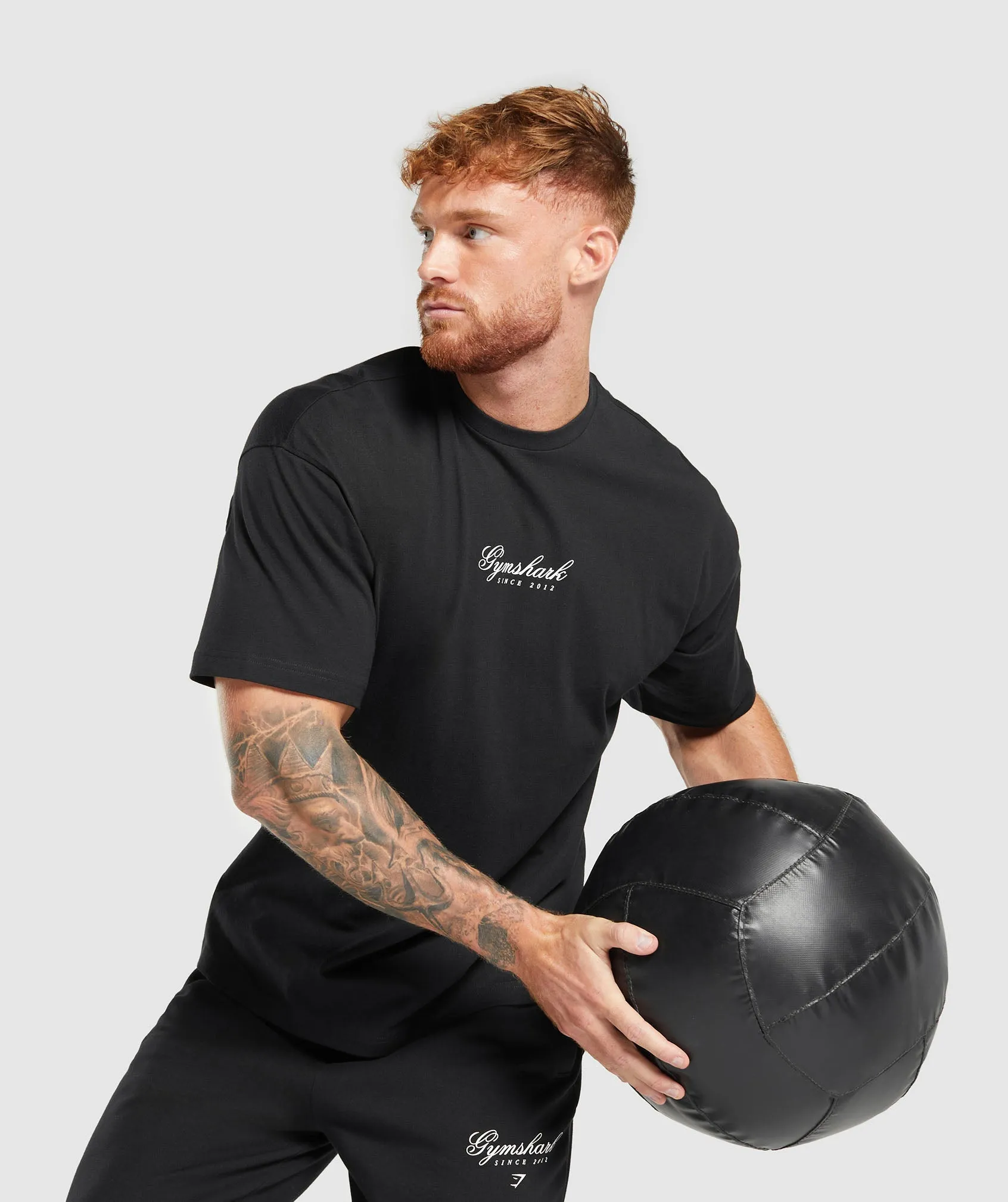 Gymshark Athletic Department T-Shirt - Black sold by Gymshark product image thumbnail 5