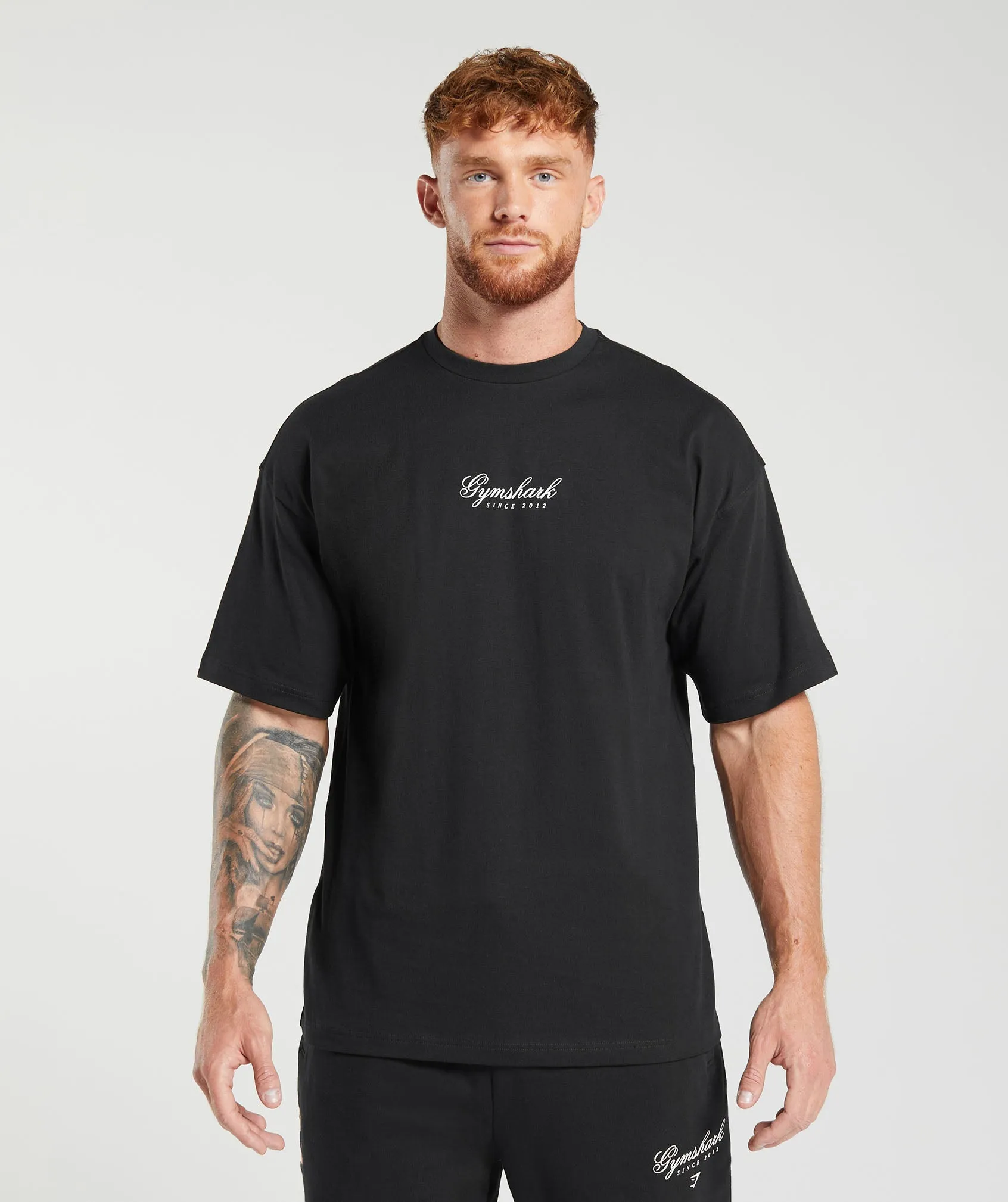 Gymshark Athletic Department T-Shirt - Black sold by Gymshark product image thumbnail 2