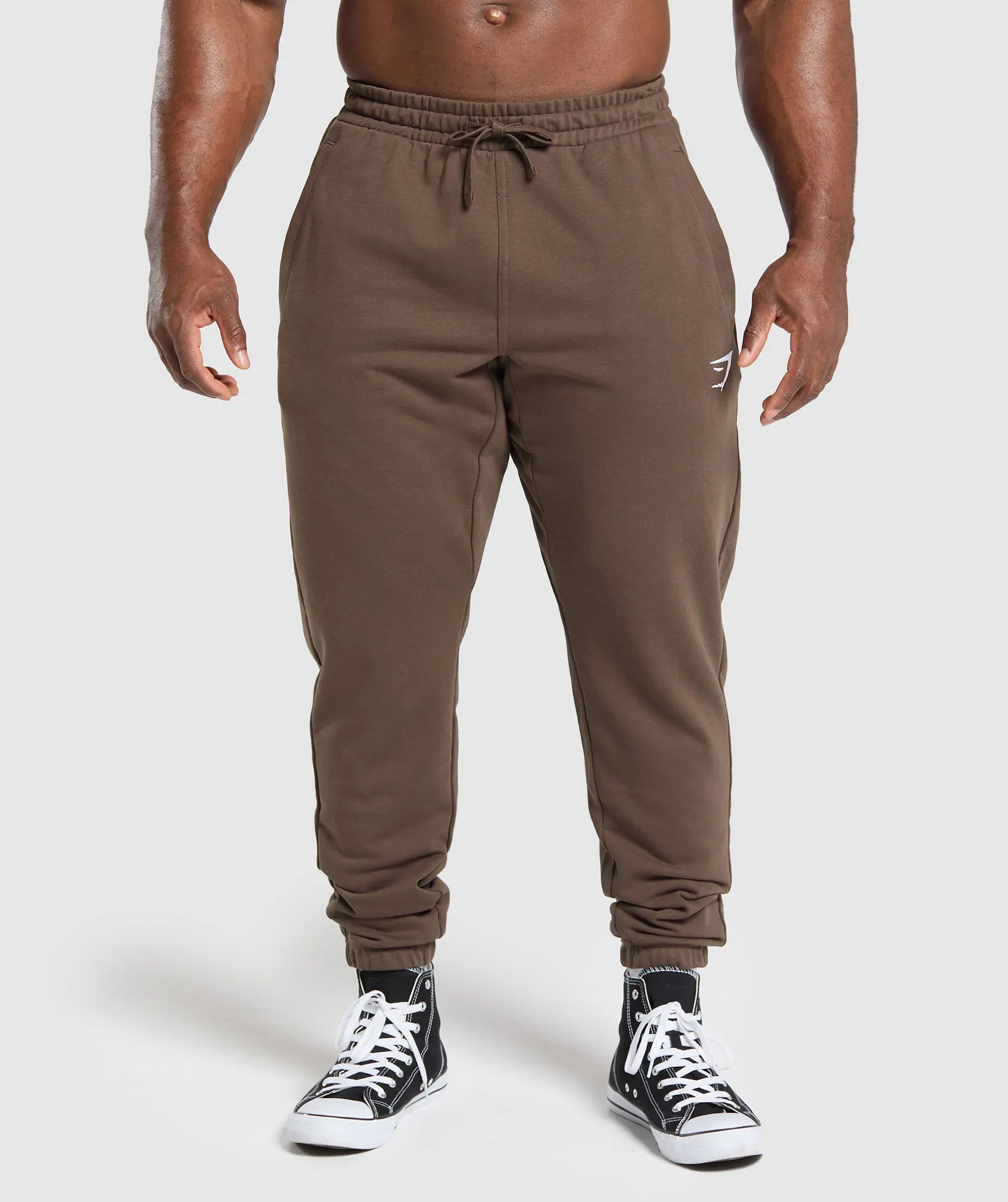 Gymshark Essential Oversized Joggers - Walnut Brown sold by Gymshark