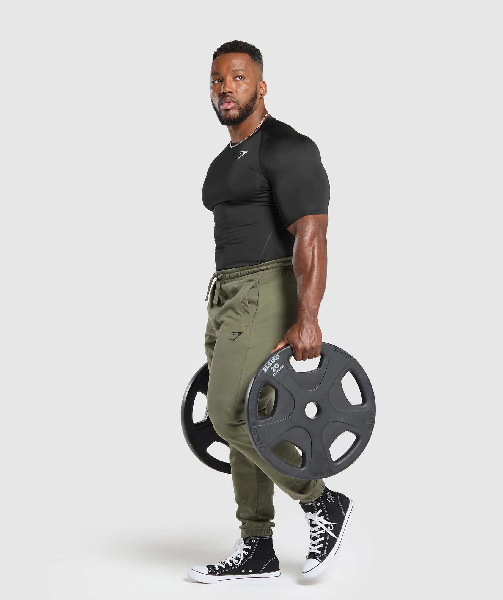 Gymshark Essential Oversized Joggers - Base Green sold by Gymshark product image thumbnail 4