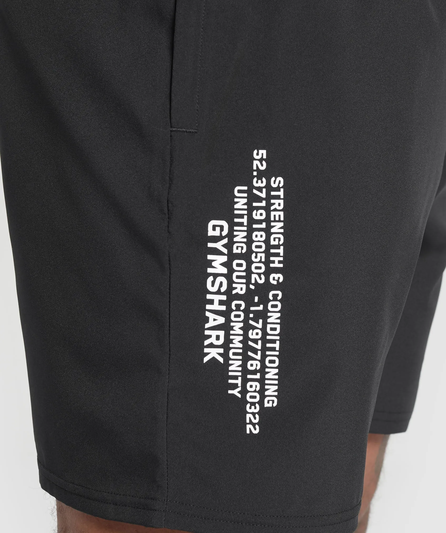 Gymshark Fitness Apparel 7" Shorts - Black sold by Gymshark product image thumbnail 3