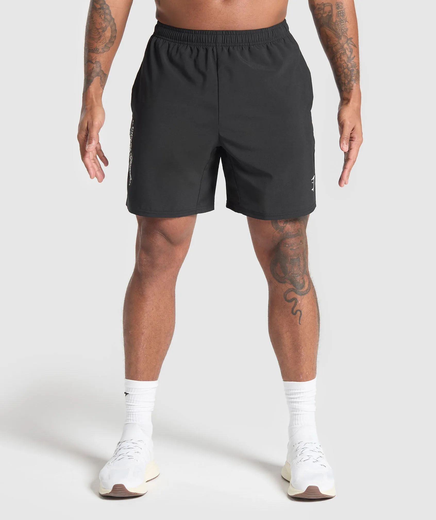Gymshark Fitness Apparel 7" Shorts - Black sold by Gymshark