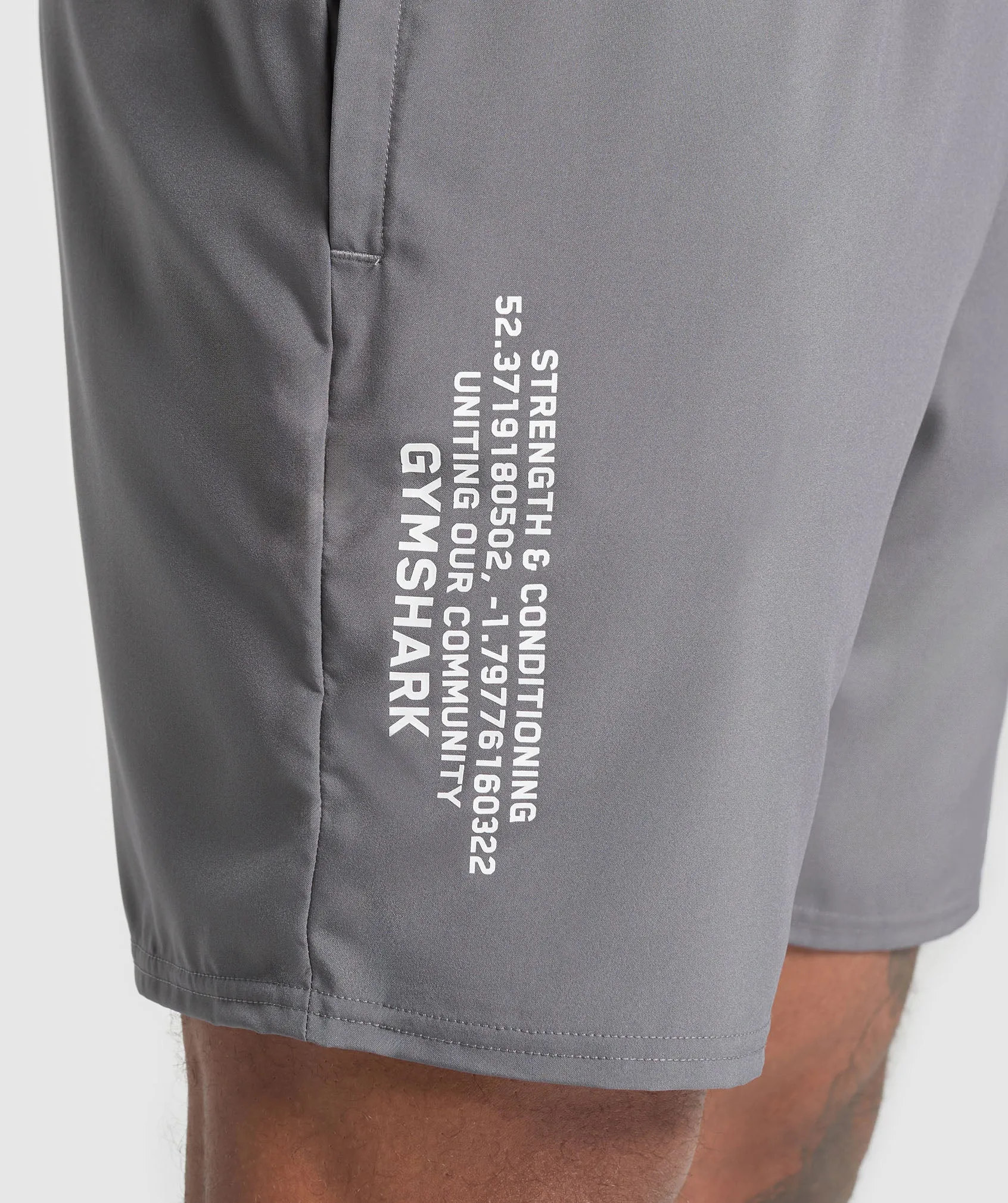 Gymshark Fitness Apparel 7" Shorts - Brushed Grey sold by Gymshark product image thumbnail 3