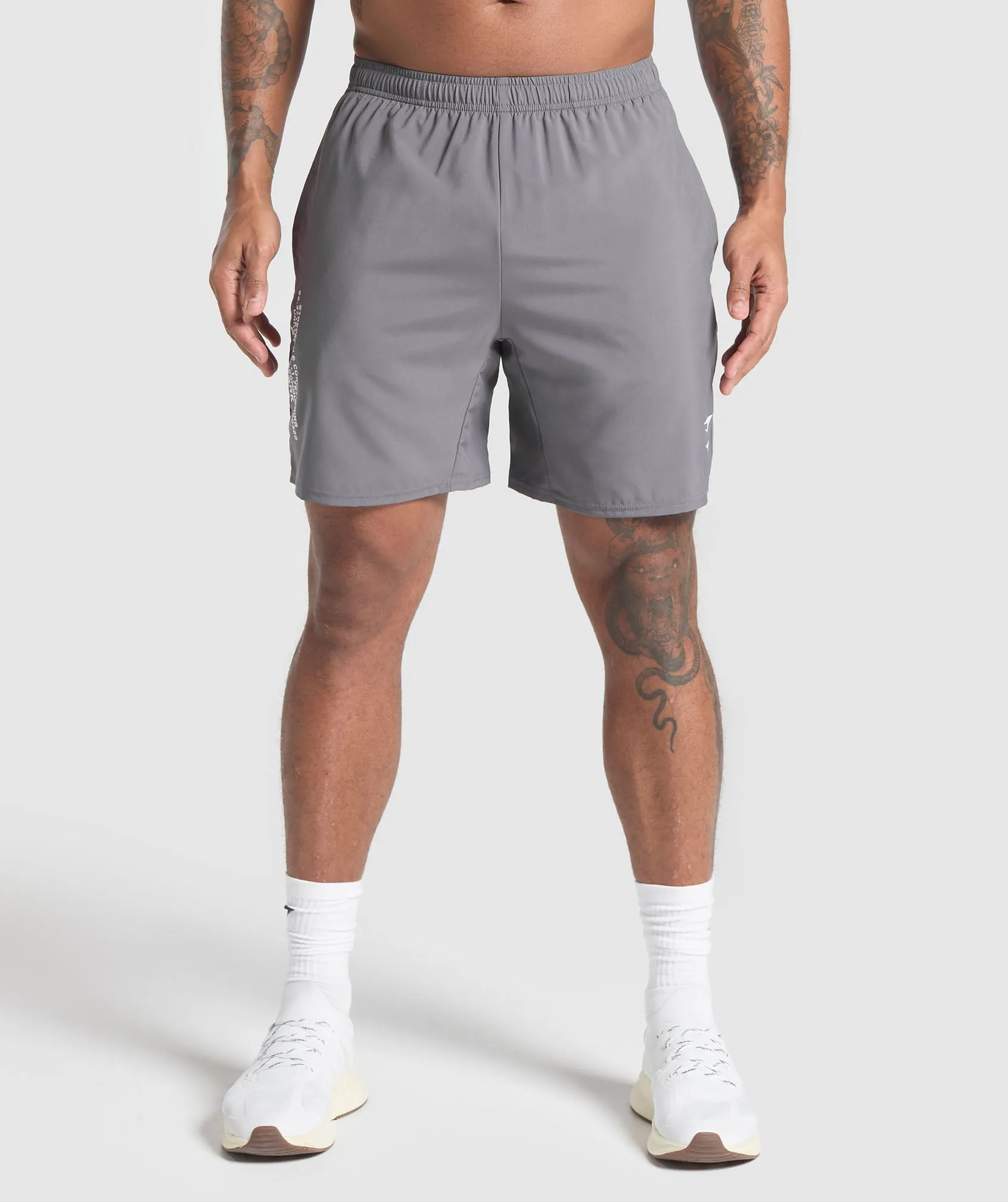 Gymshark Fitness Apparel 7" Shorts - Brushed Grey sold by Gymshark