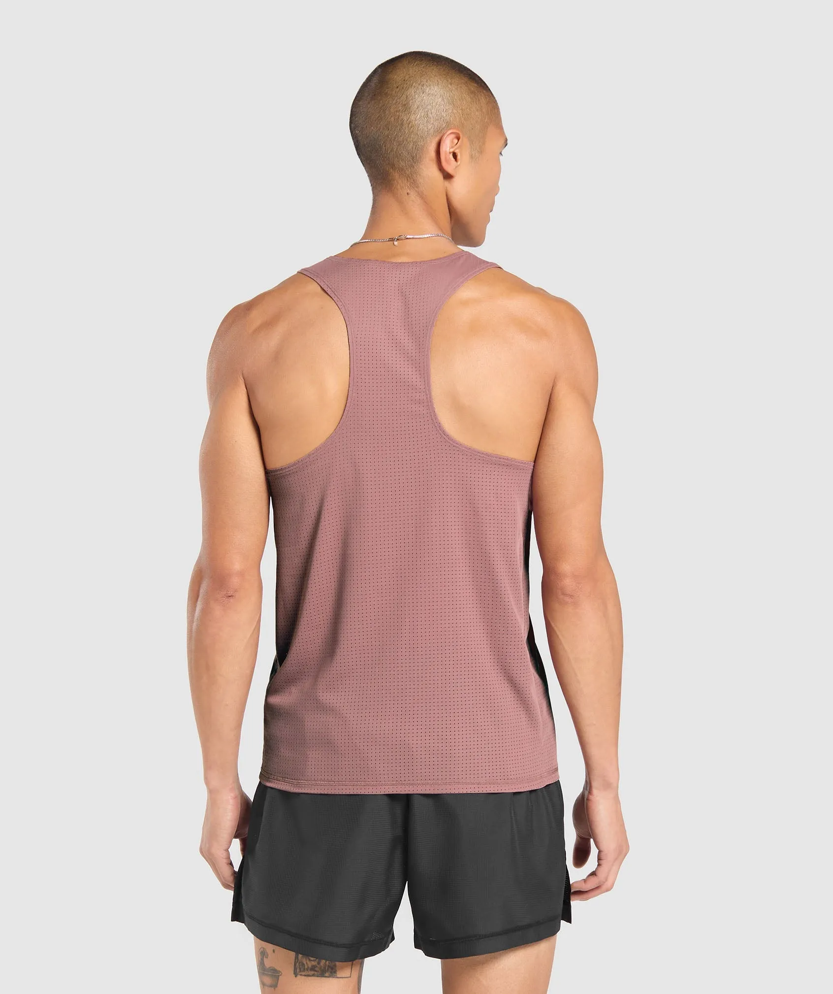 Gymshark Running Tank - Brick Brown sold by Gymshark product image thumbnail 2