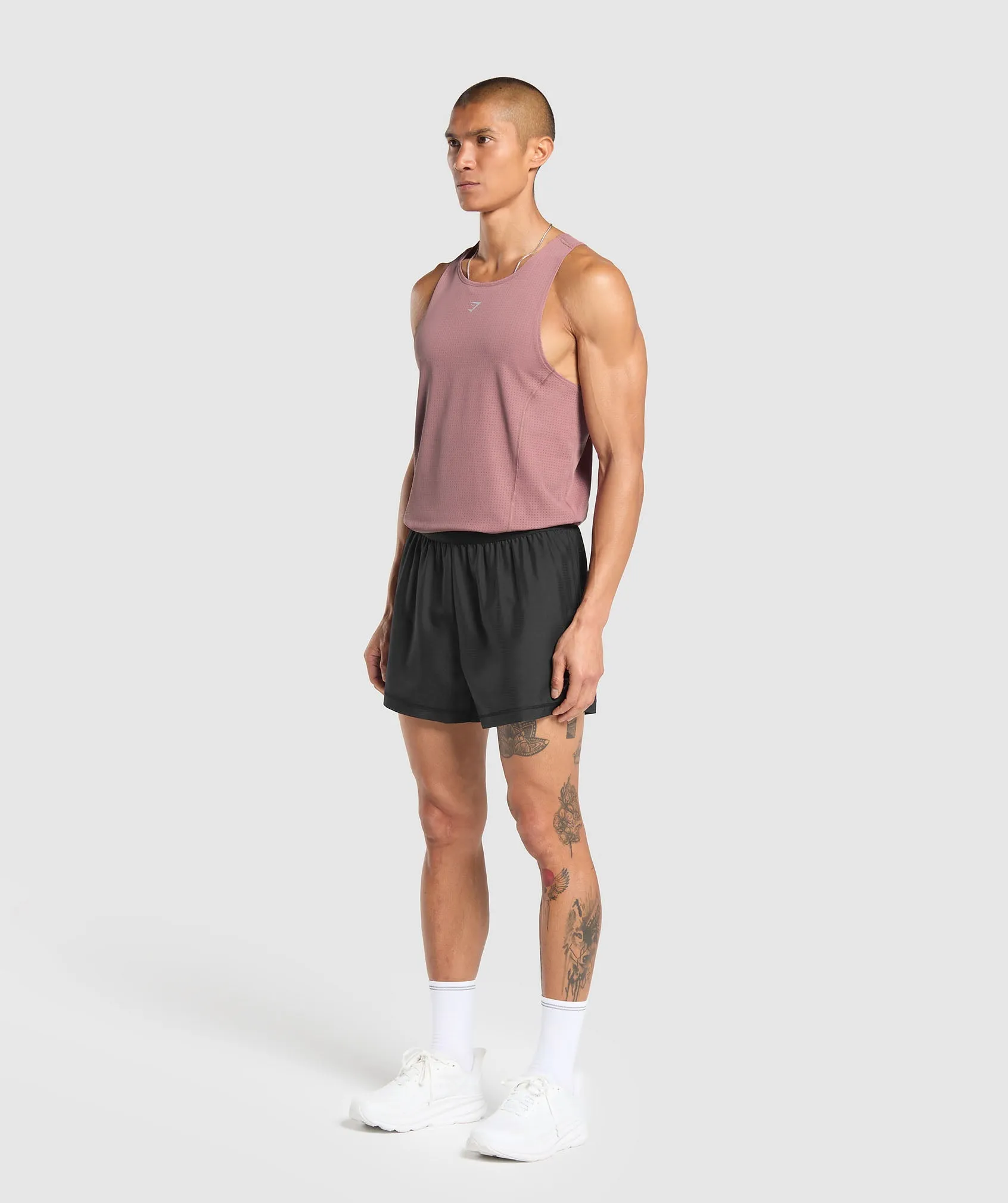 Gymshark Running Tank - Brick Brown sold by Gymshark product image thumbnail 5