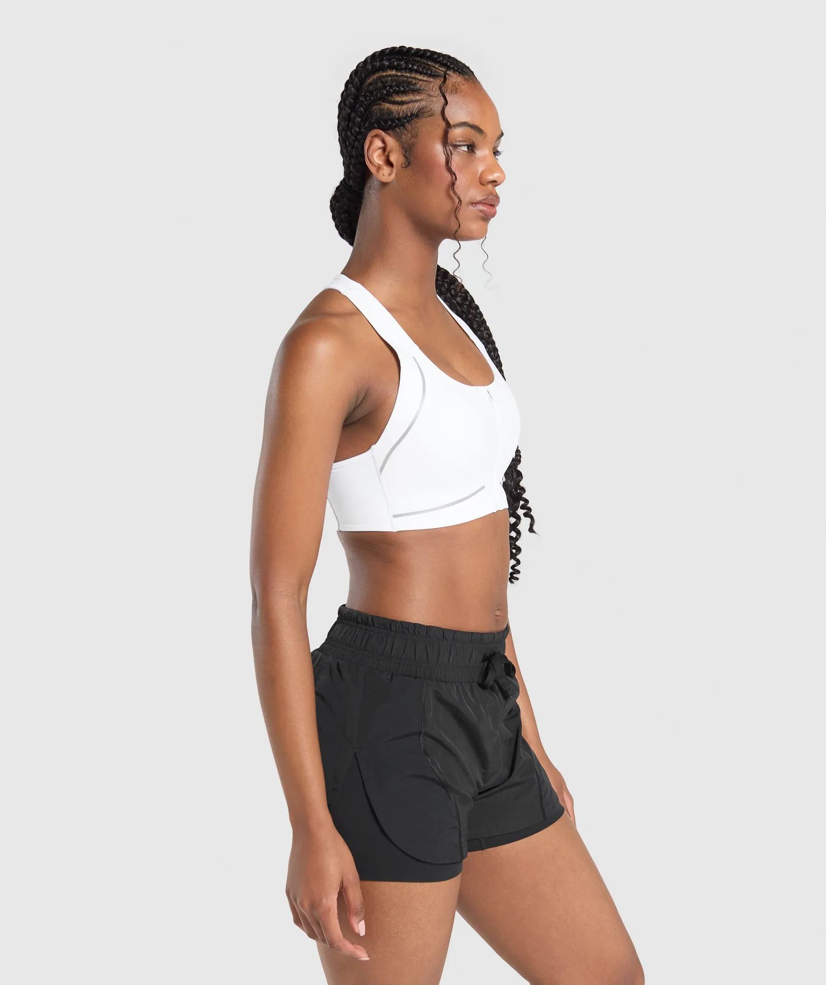 Gymshark Running Sports Bra - White sold by Gymshark product image thumbnail 3