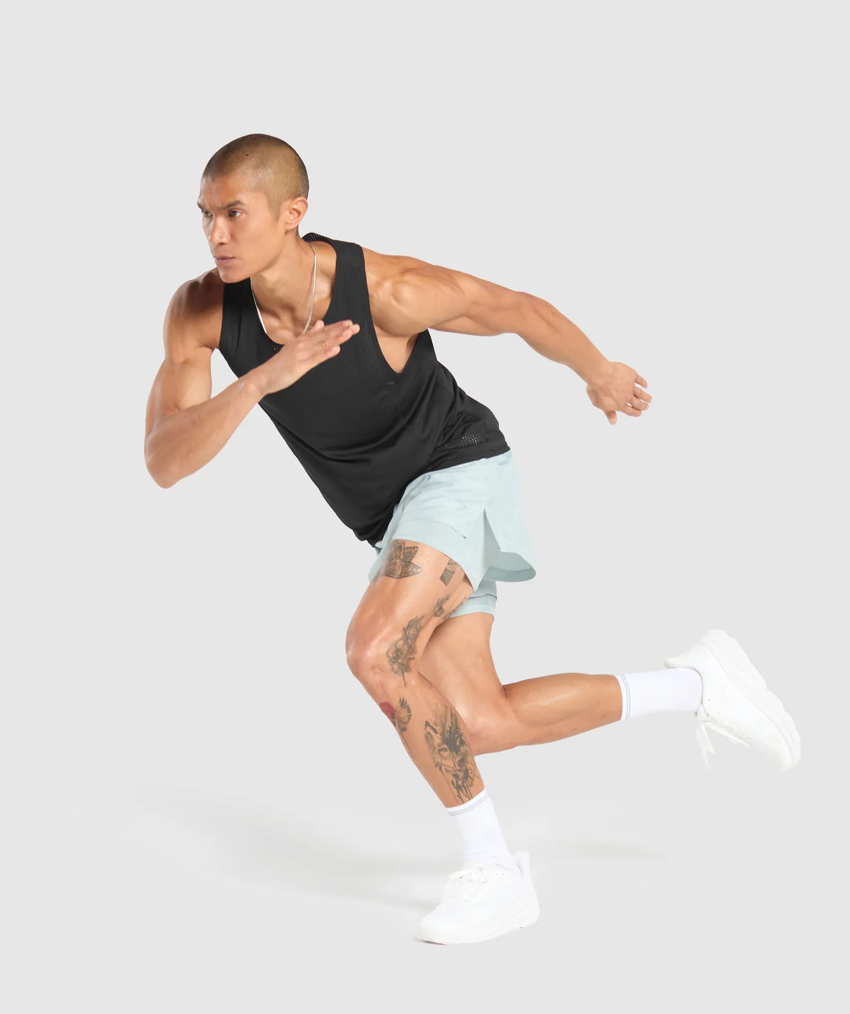 Gymshark Running 2 in 1 Shorts - Cool Blue sold by Gymshark product image thumbnail 4