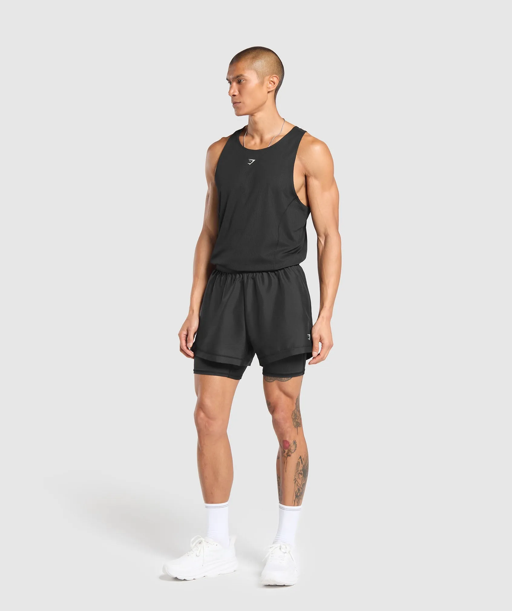 Gymshark Running Tank - Black sold by Gymshark product image thumbnail 5