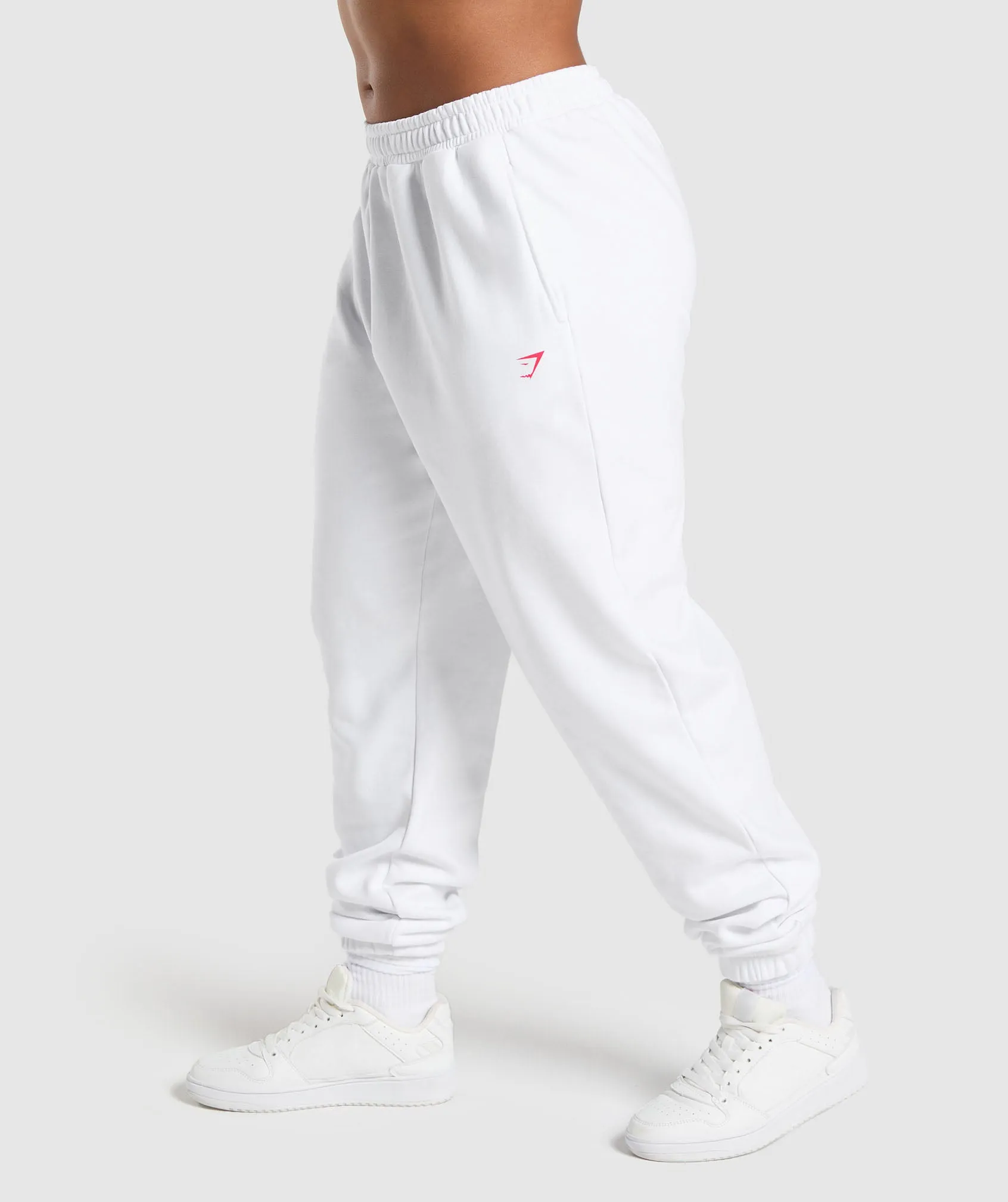 Gymshark Graphic Reaper Oversized Joggers - White sold by Gymshark product image thumbnail 3