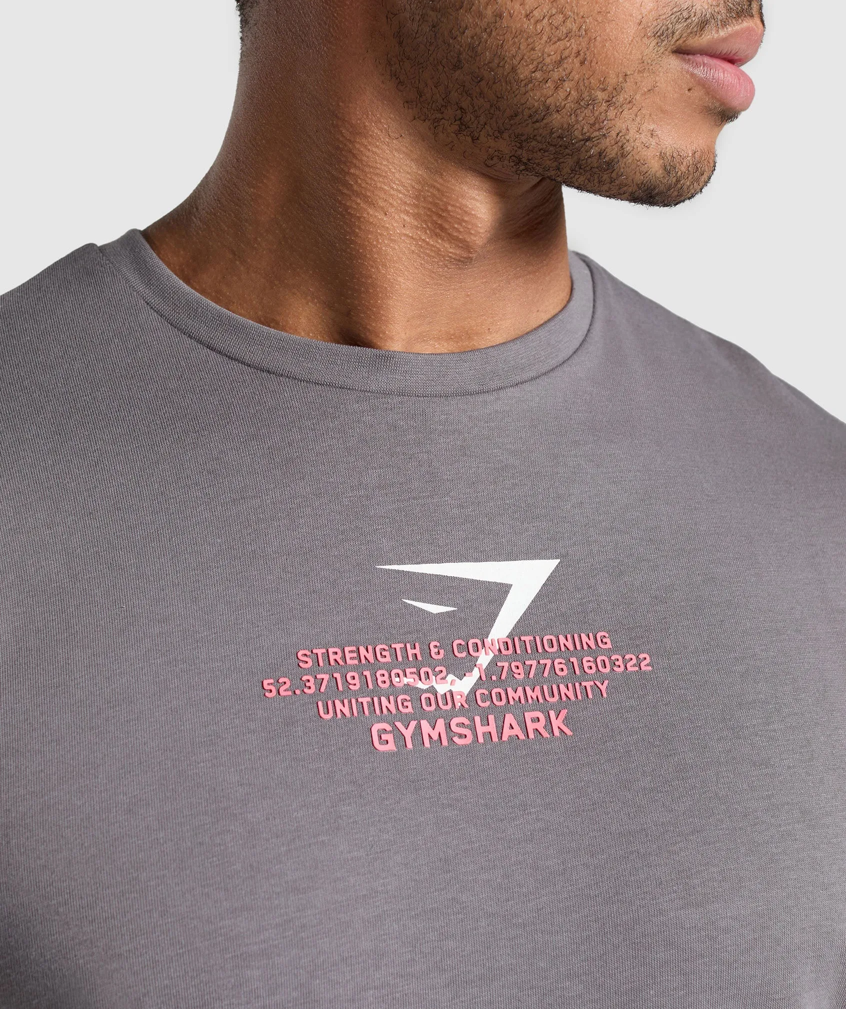 Gymshark Fitness Apparel Functional T-Shirt - Brushed Grey sold by Gymshark product image thumbnail 3