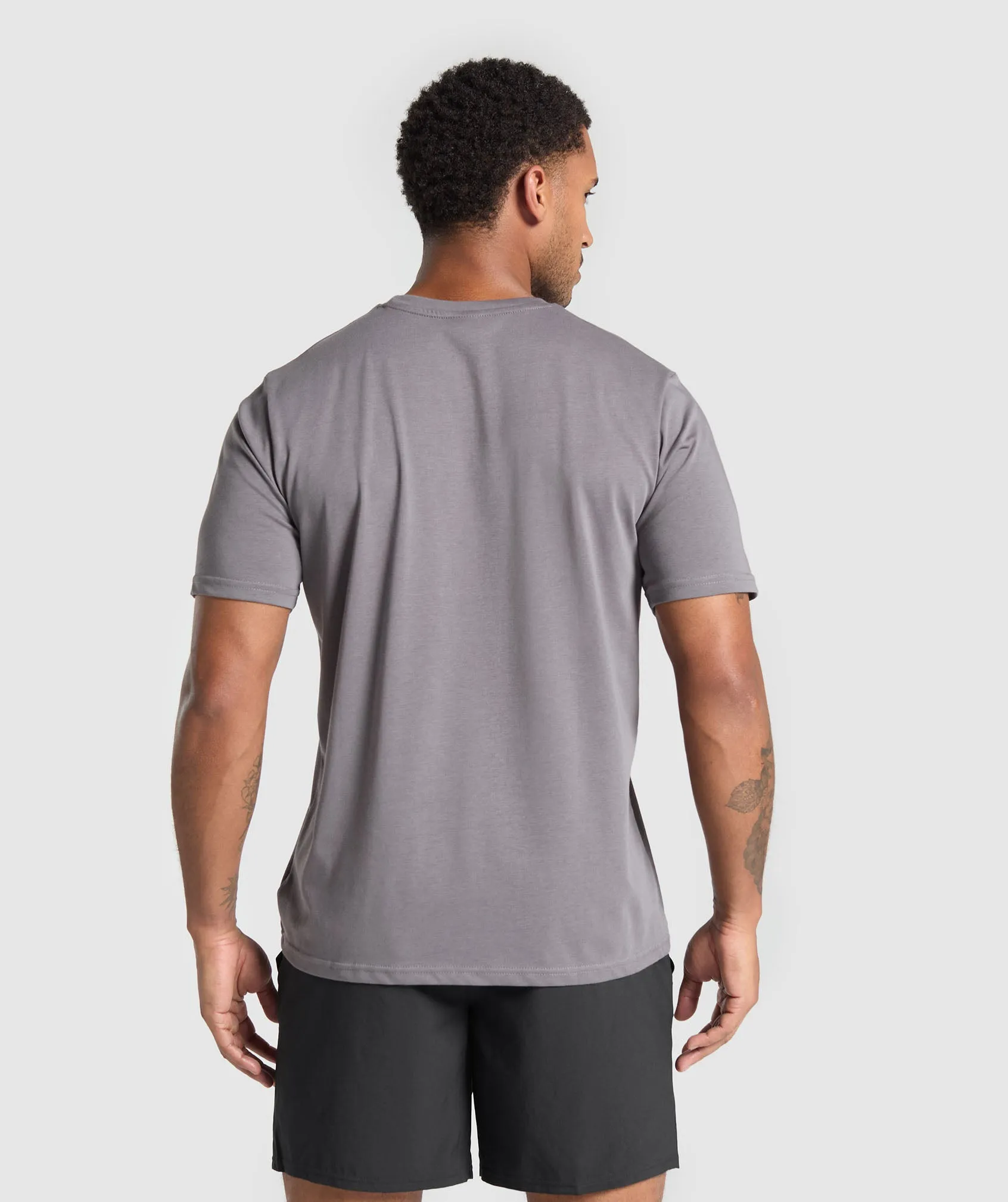 Gymshark Fitness Apparel Functional T-Shirt - Brushed Grey sold by Gymshark product image thumbnail 2