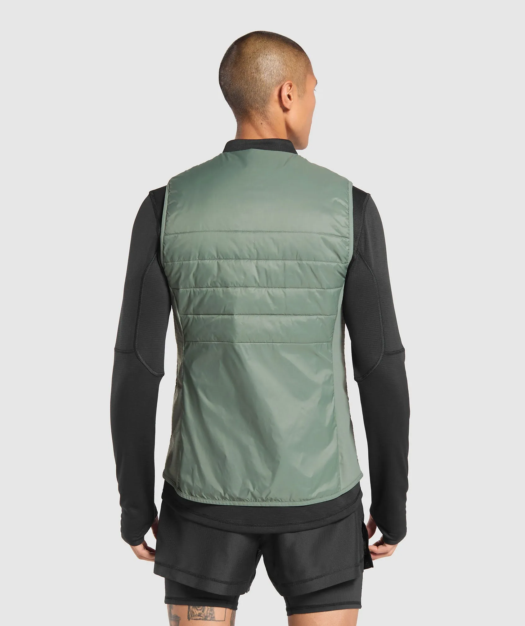 Gymshark Running Gilet - Unit Green sold by Gymshark product image thumbnail 2