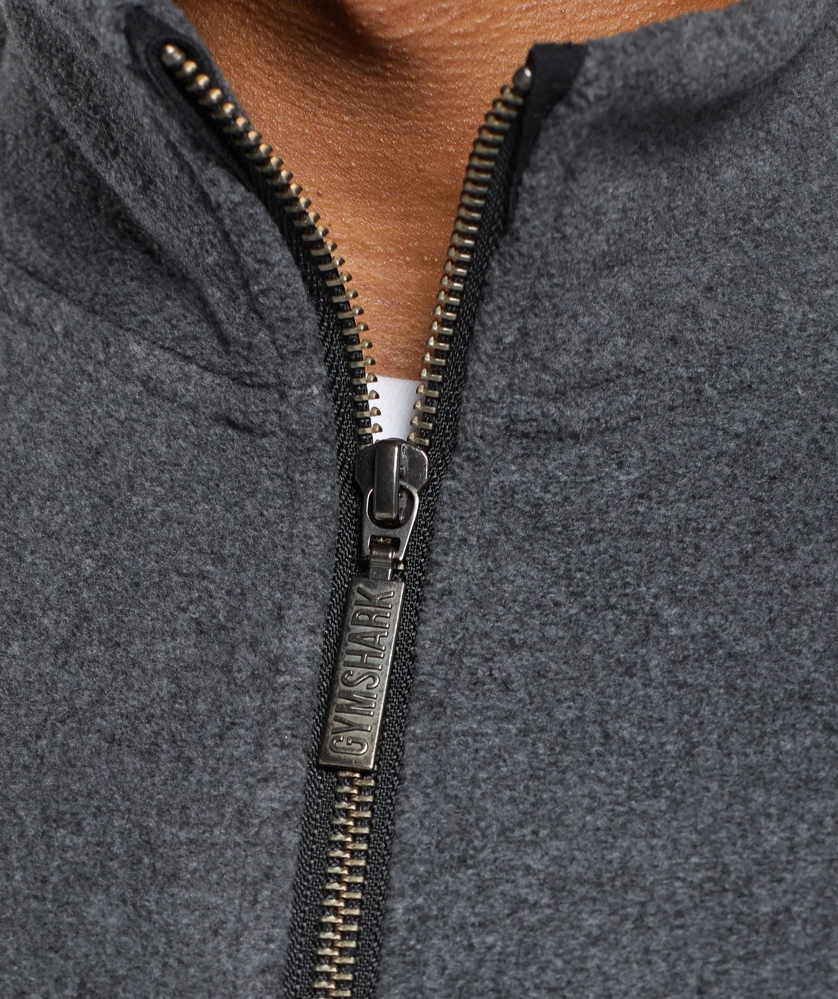 Gymshark Fleece Vest - Black/Graphite Grey sold by Gymshark product image thumbnail 5