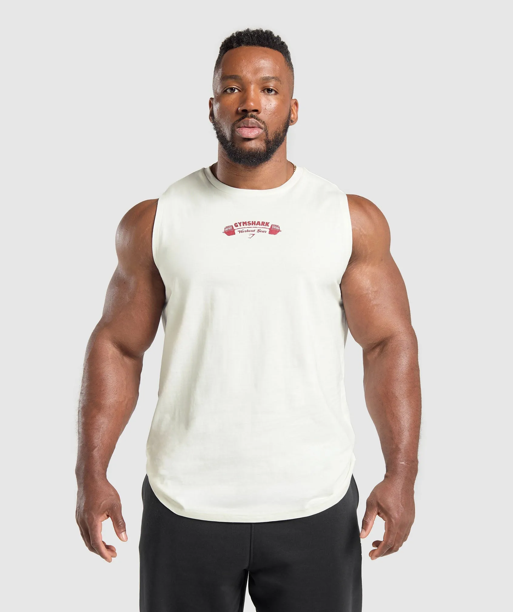 Gymshark Workout Gear Tank - Soft White sold by Gymshark product image thumbnail 2