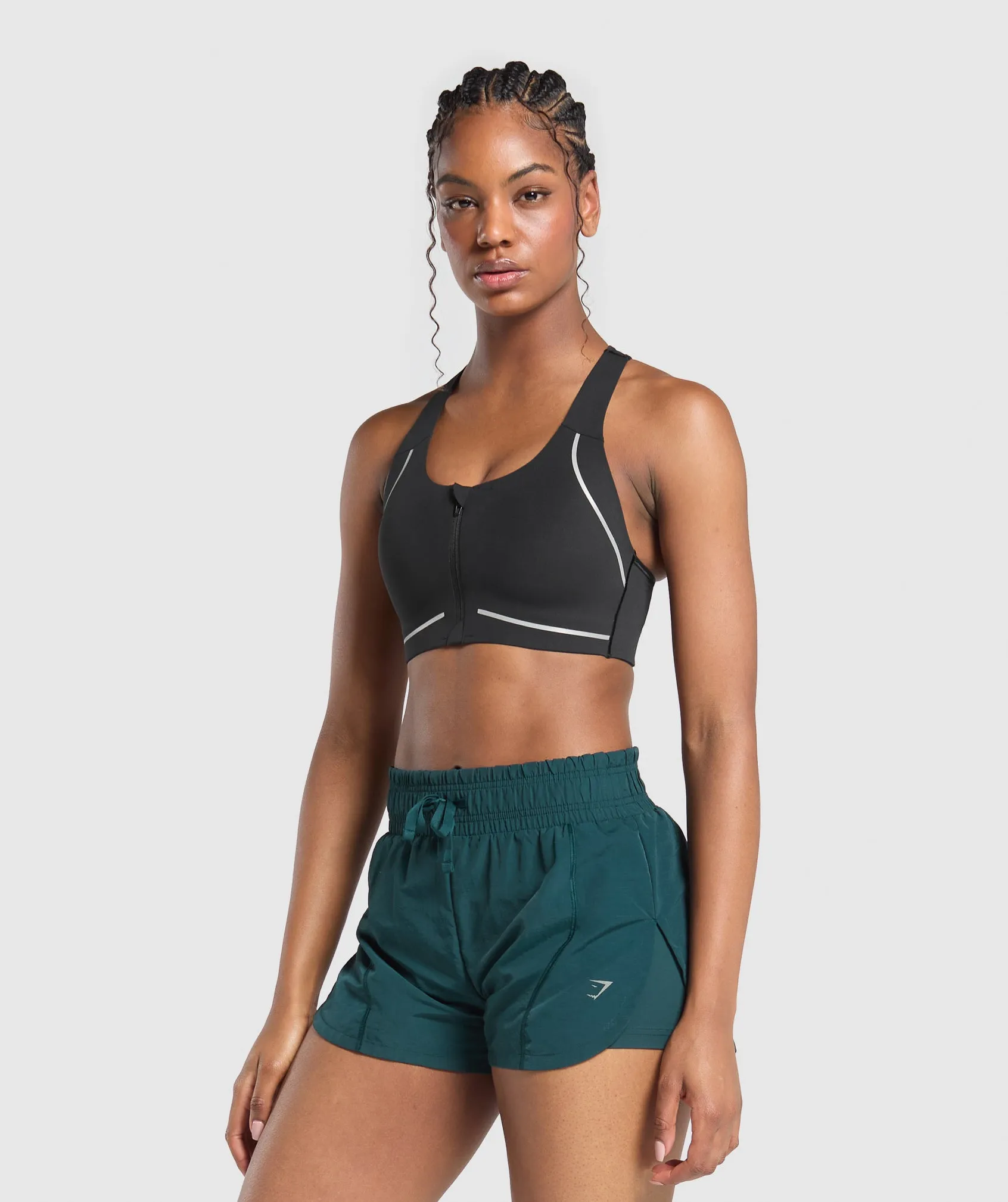 Gymshark Running Sports Bra - Black sold by Gymshark