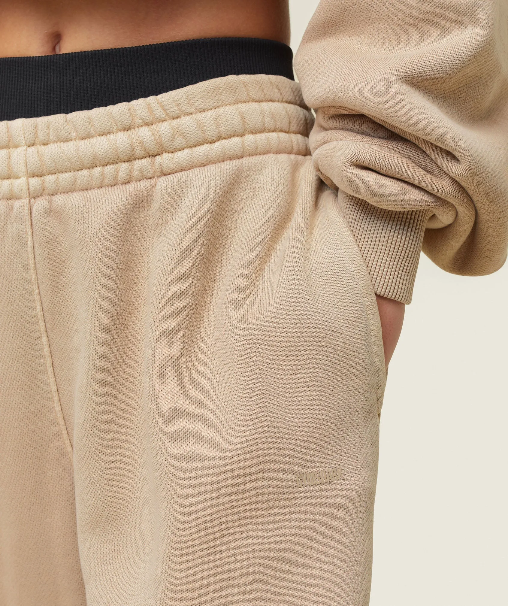 Gymshark everywear Relaxed Joggers - Deep Beige sold by Gymshark product image thumbnail 5