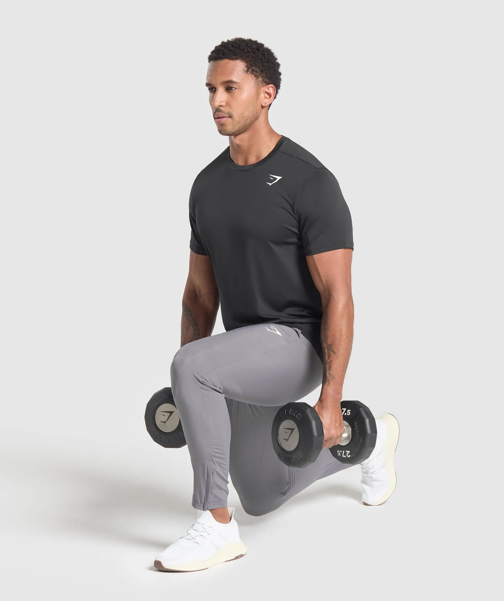 Gymshark Fitness Apparel Woven Joggers - Brushed Grey sold by Gymshark product image thumbnail 5