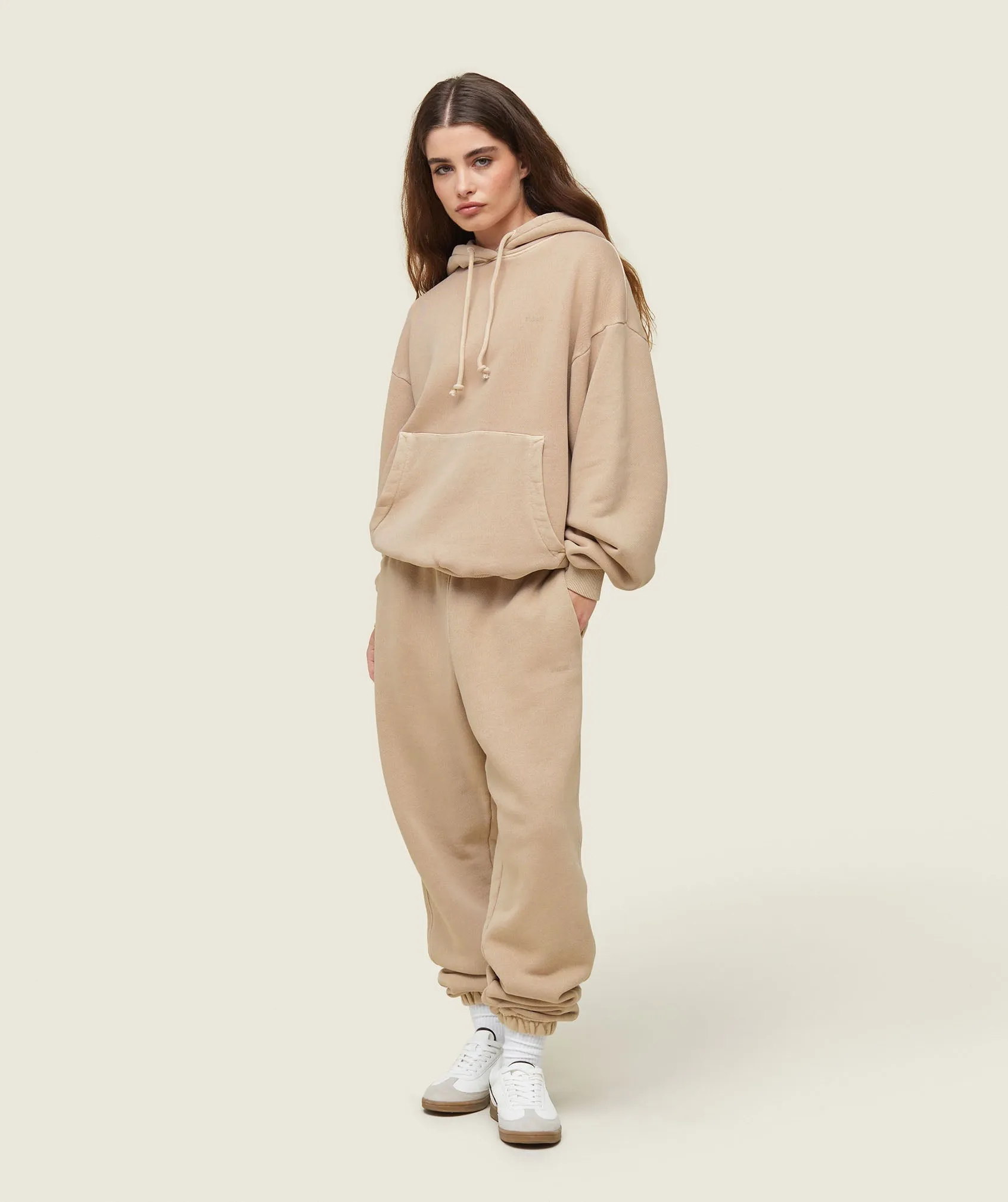 Gymshark everywear Relaxed Hoodie - Deep Beige sold by Gymshark product image thumbnail 4