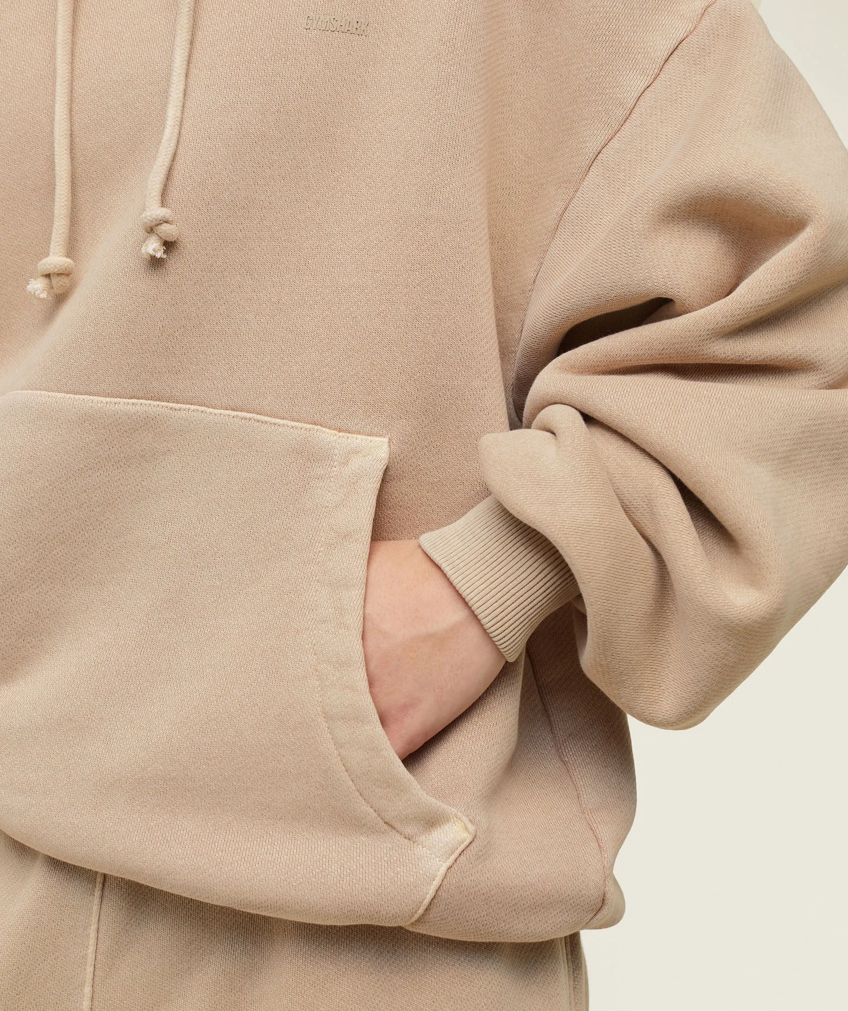 Gymshark everywear Relaxed Hoodie - Deep Beige sold by Gymshark product image thumbnail 5