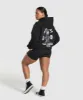 Gymshark Graphic Reaper Oversized Hoodie - Black sold by Gymshark