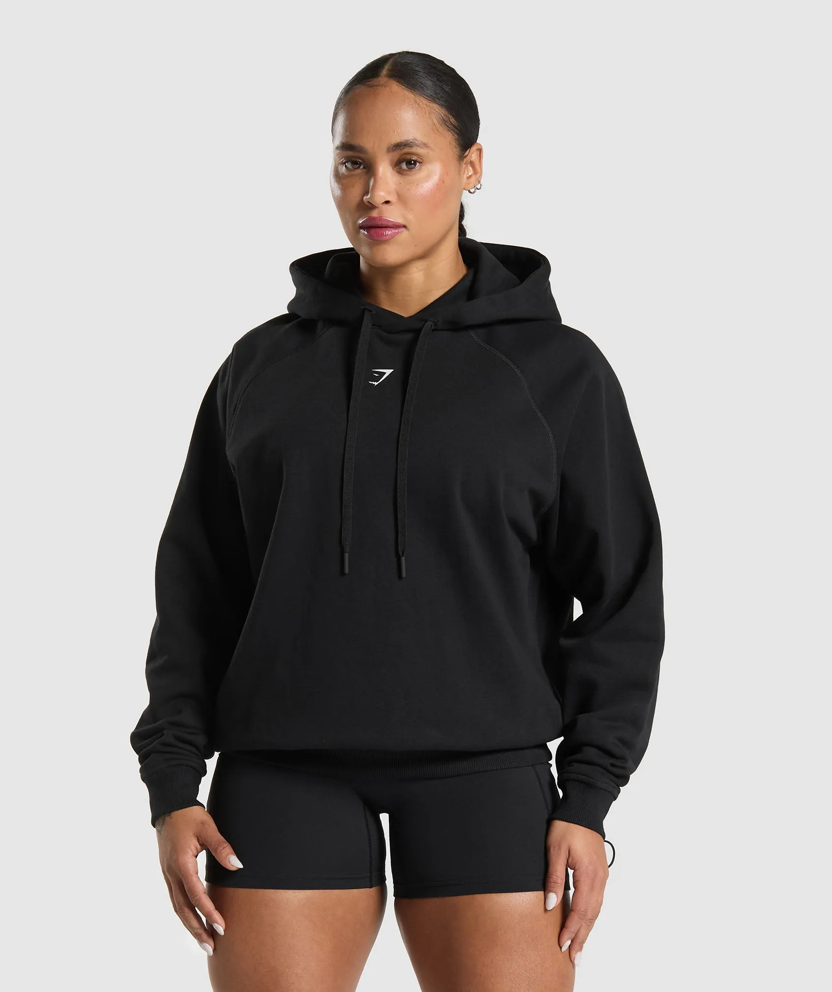Gymshark Graphic Reaper Oversized Hoodie - Black sold by Gymshark product image thumbnail 2