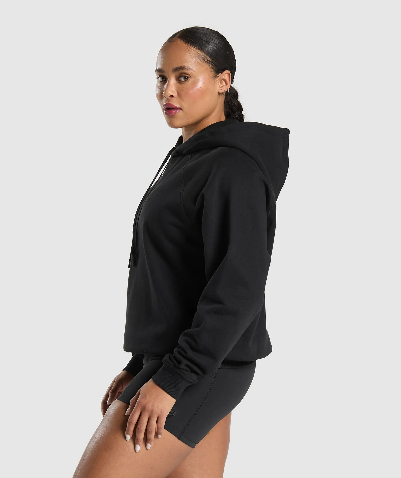 Gymshark Graphic Reaper Oversized Hoodie - Black sold by Gymshark product image thumbnail 3