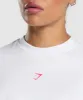 Gymshark Graphic Reaper Oversized Tee - White sold by Gymshark