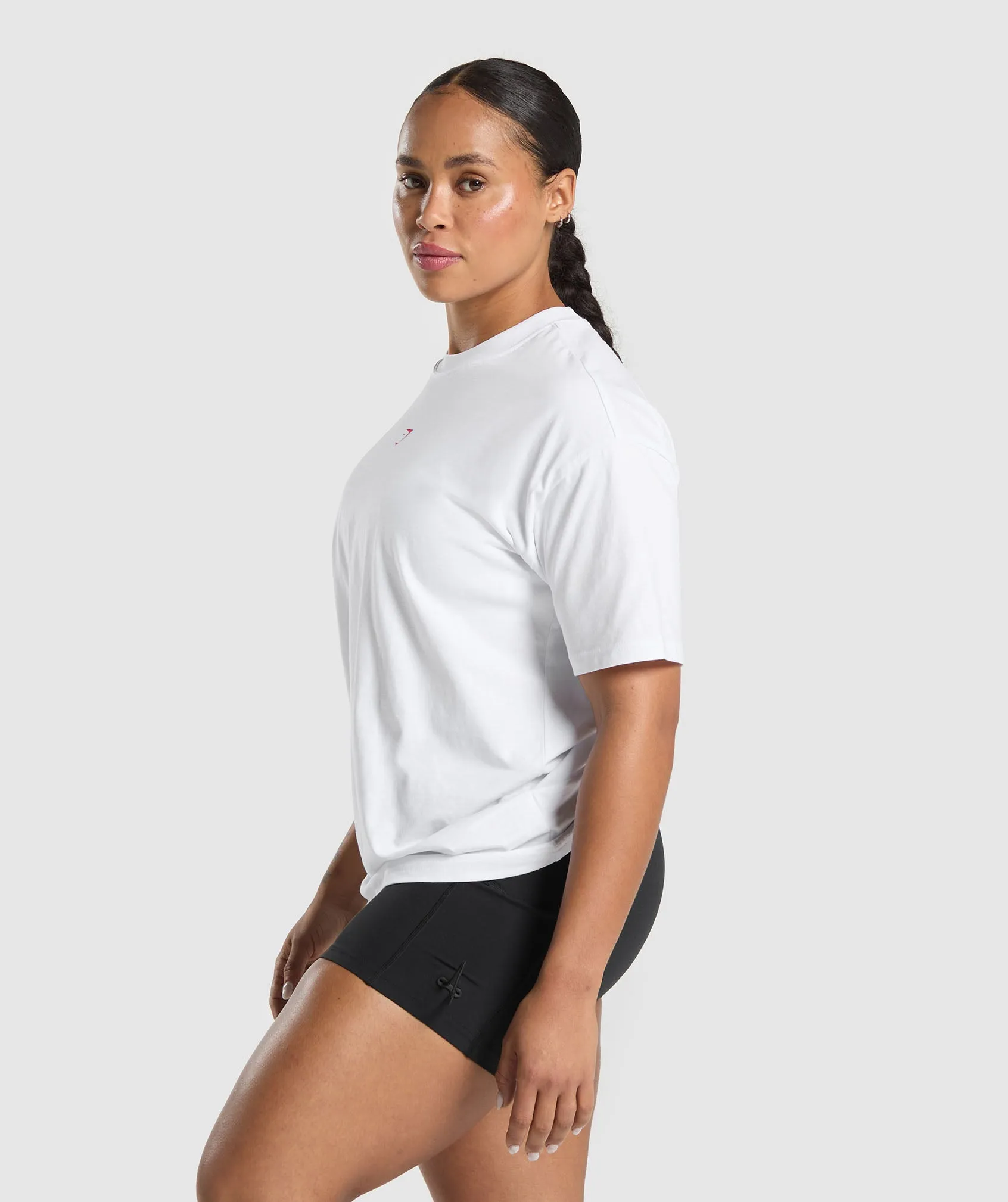 Gymshark Graphic Reaper Oversized Tee - White sold by Gymshark product image thumbnail 3