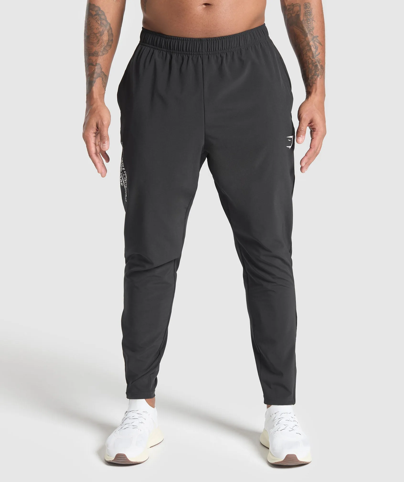 Gymshark Fitness Apparel Woven Joggers - Black sold by Gymshark
