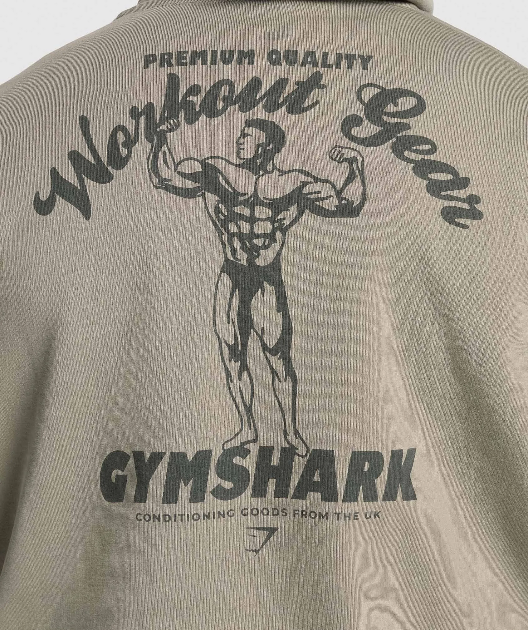 Gymshark Workout Gear Hoodie - Linen Brown sold by Gymshark product image thumbnail 3