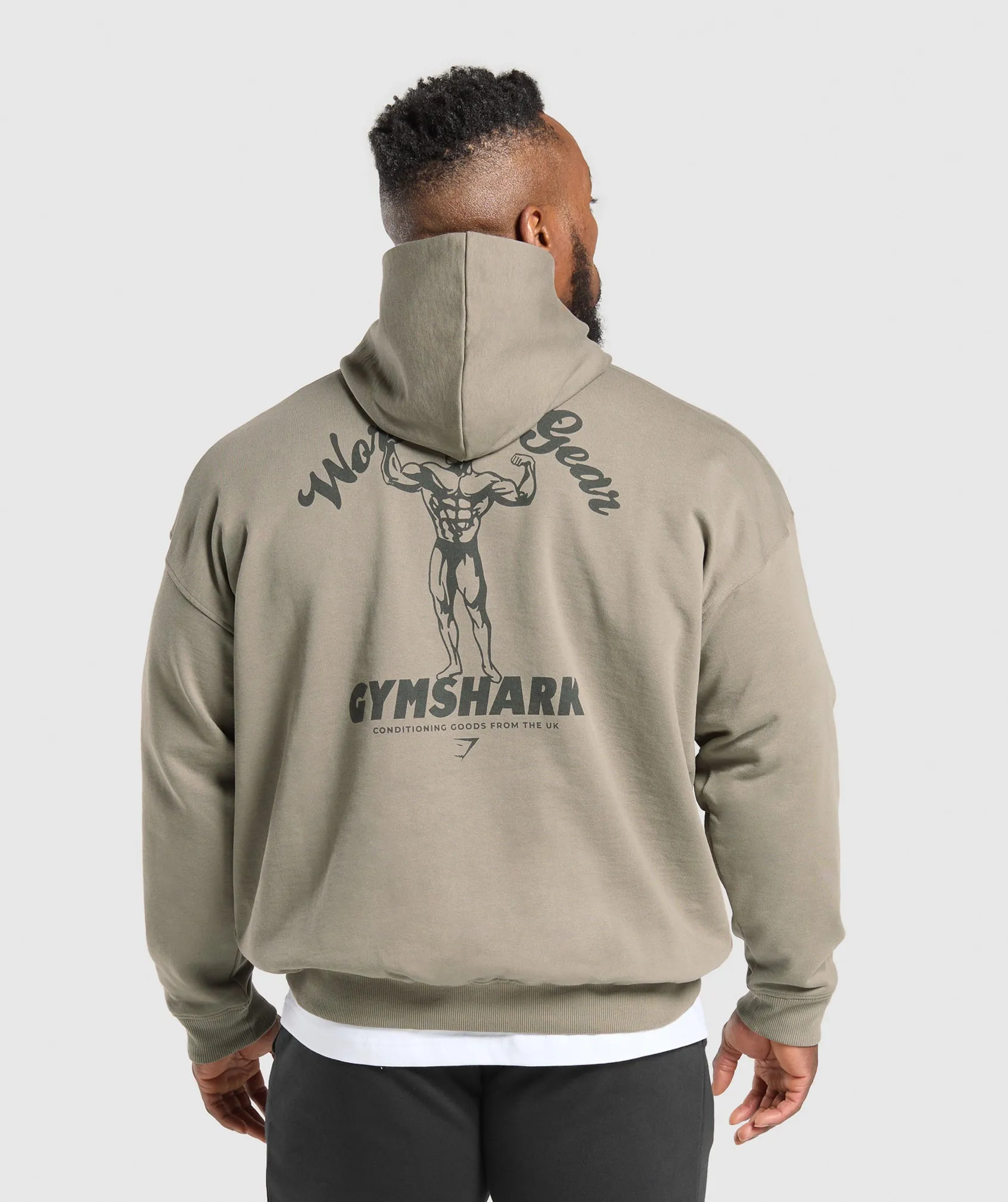 Gymshark Workout Gear Hoodie - Linen Brown sold by Gymshark product image thumbnail 2