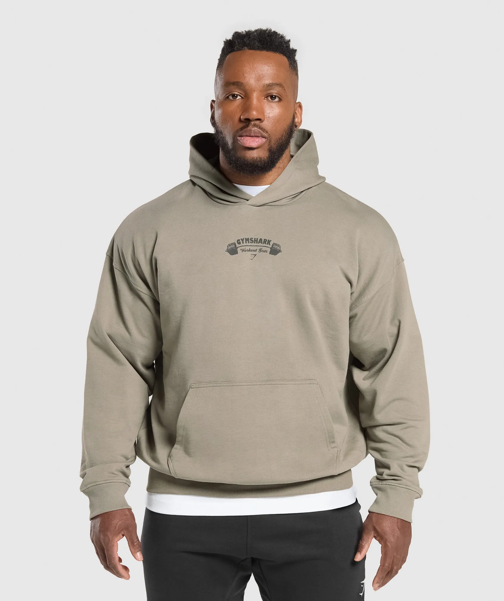 Gymshark Workout Gear Hoodie - Linen Brown sold by Gymshark
