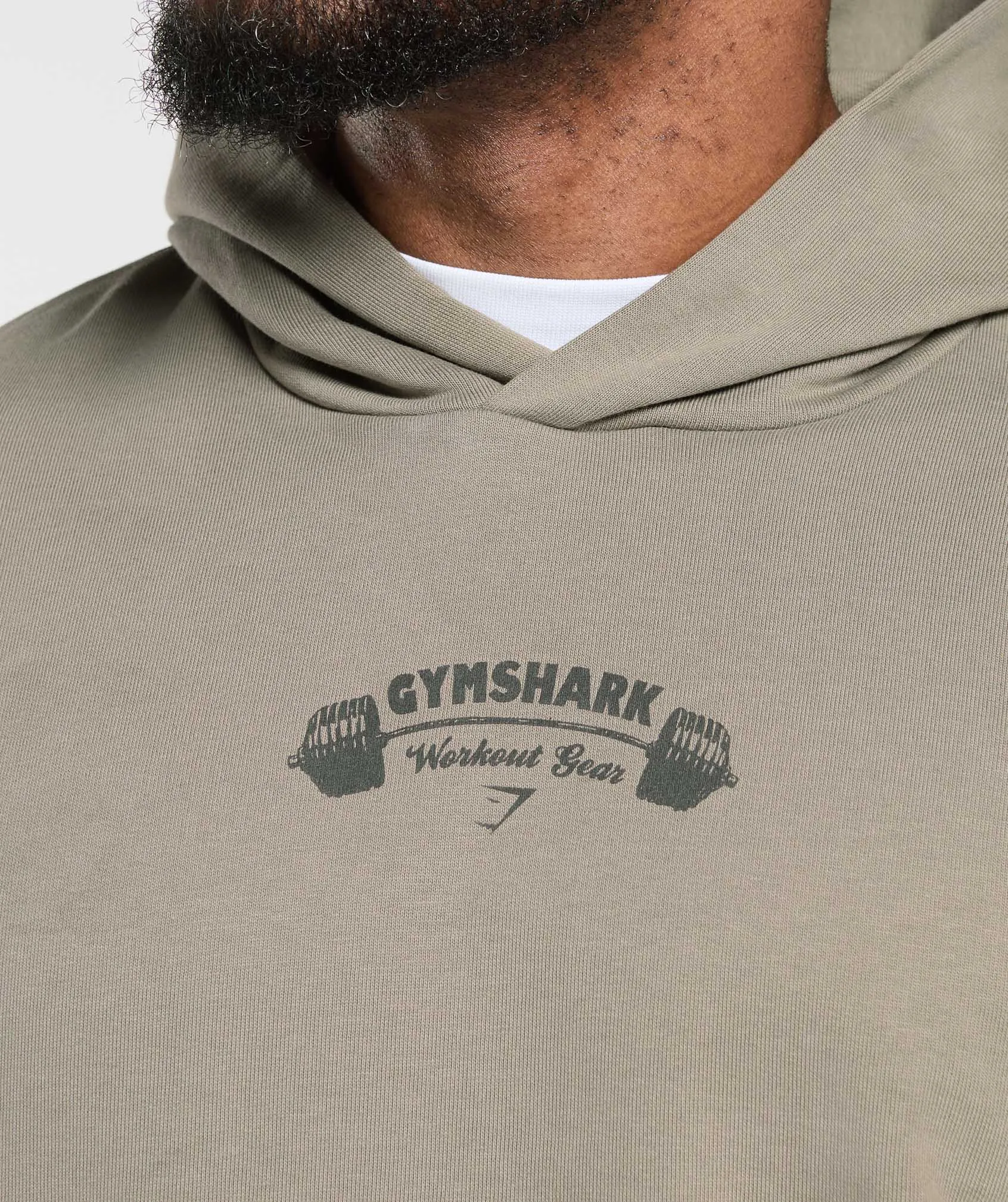 Gymshark Workout Gear Hoodie - Linen Brown sold by Gymshark product image thumbnail 4