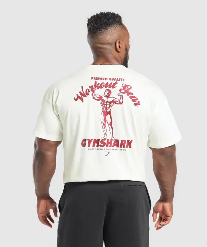 Gymshark Workout Gear T-Shirt - Soft White sold by Gymshark