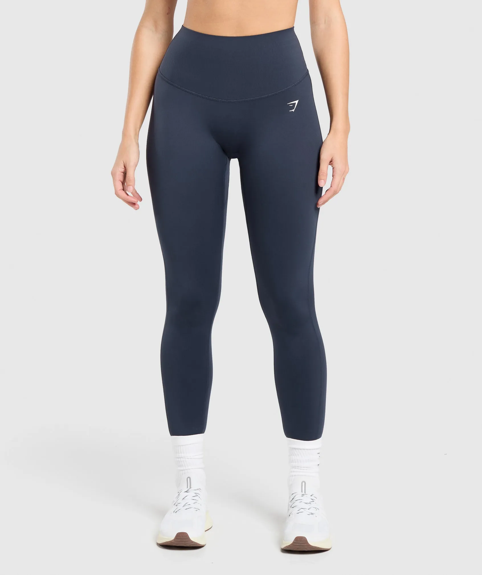 Gymshark Bonded Waistband Leggings - Heavy Blue sold by Gymshark