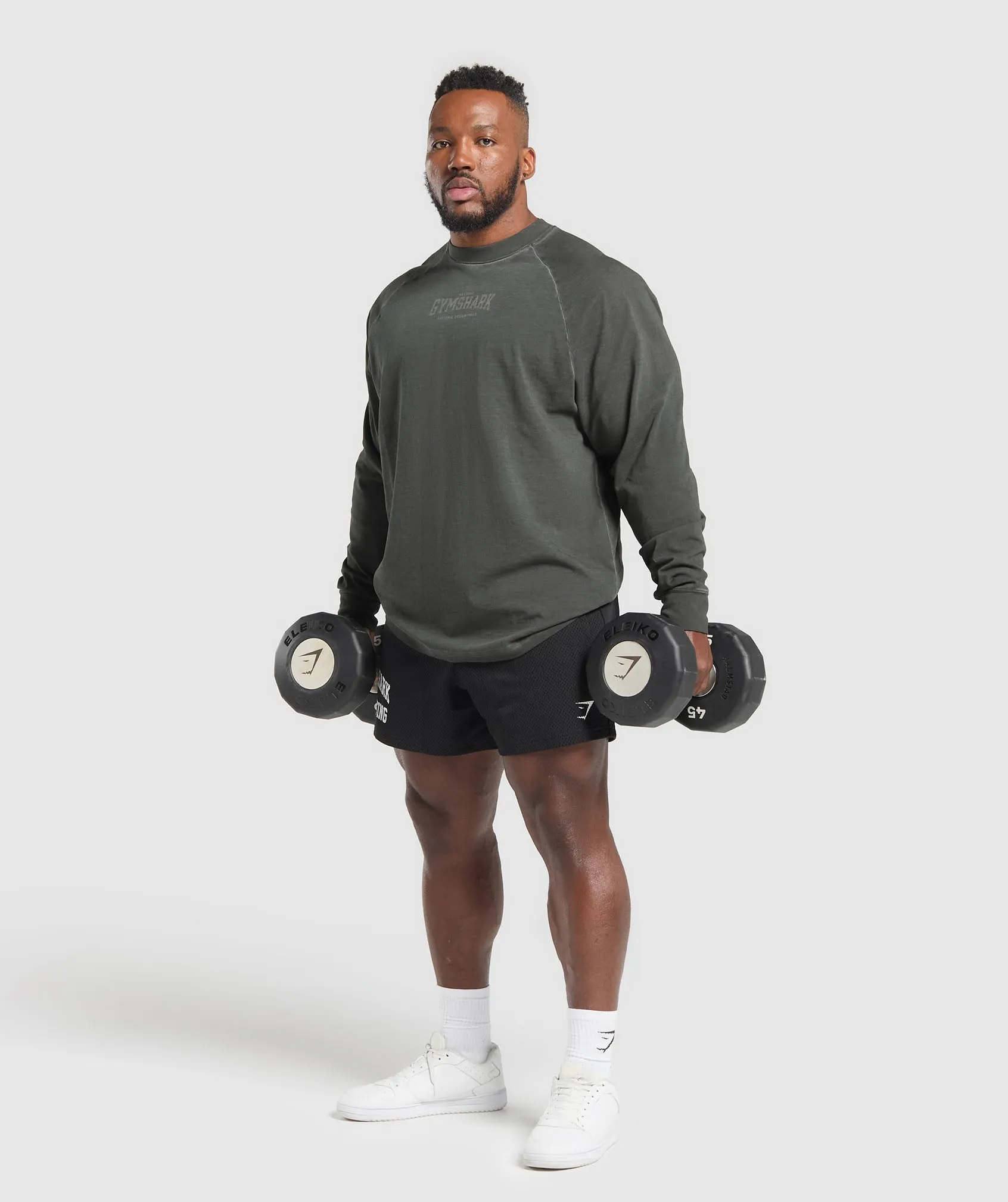 Gymshark Heavyweight T-Shirt - Black/Wash sold by Gymshark product image thumbnail 4