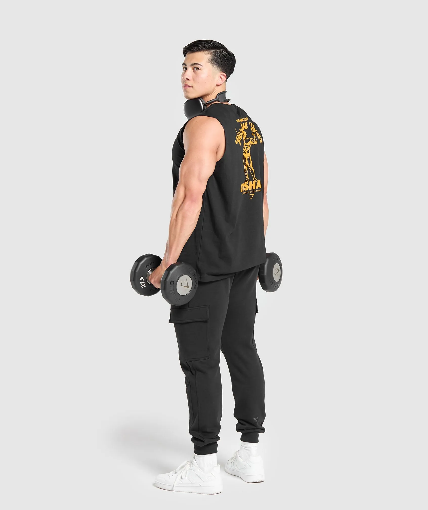 Gymshark Workout Gear Tank - Black sold by Gymshark product image thumbnail 4