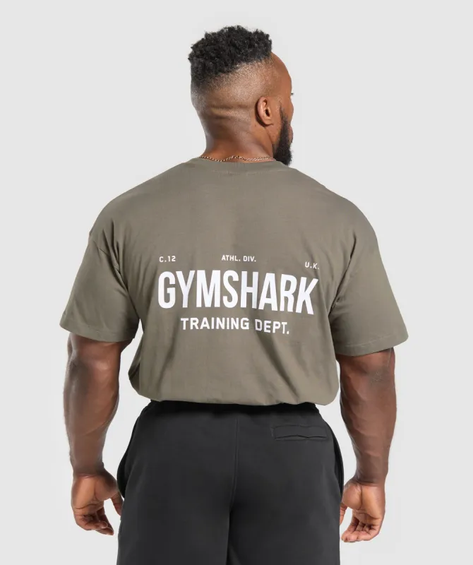 Gymshark Training Dept. T-Shirt - Camo Brown sold by Gymshark
