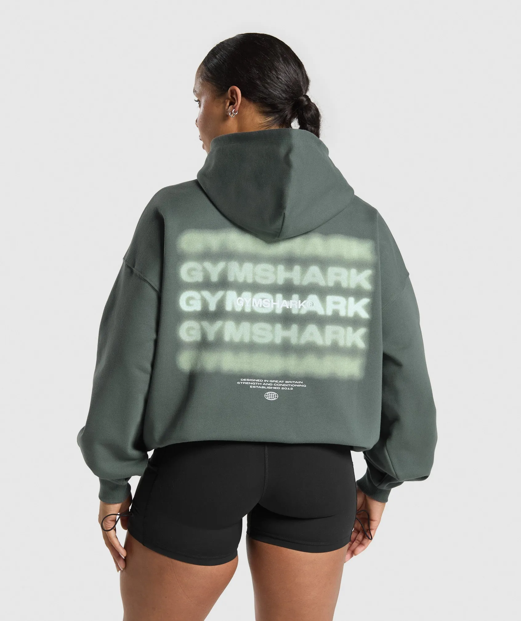Gymshark Glow Oversized Hoodie - Slate Teal sold by Gymshark