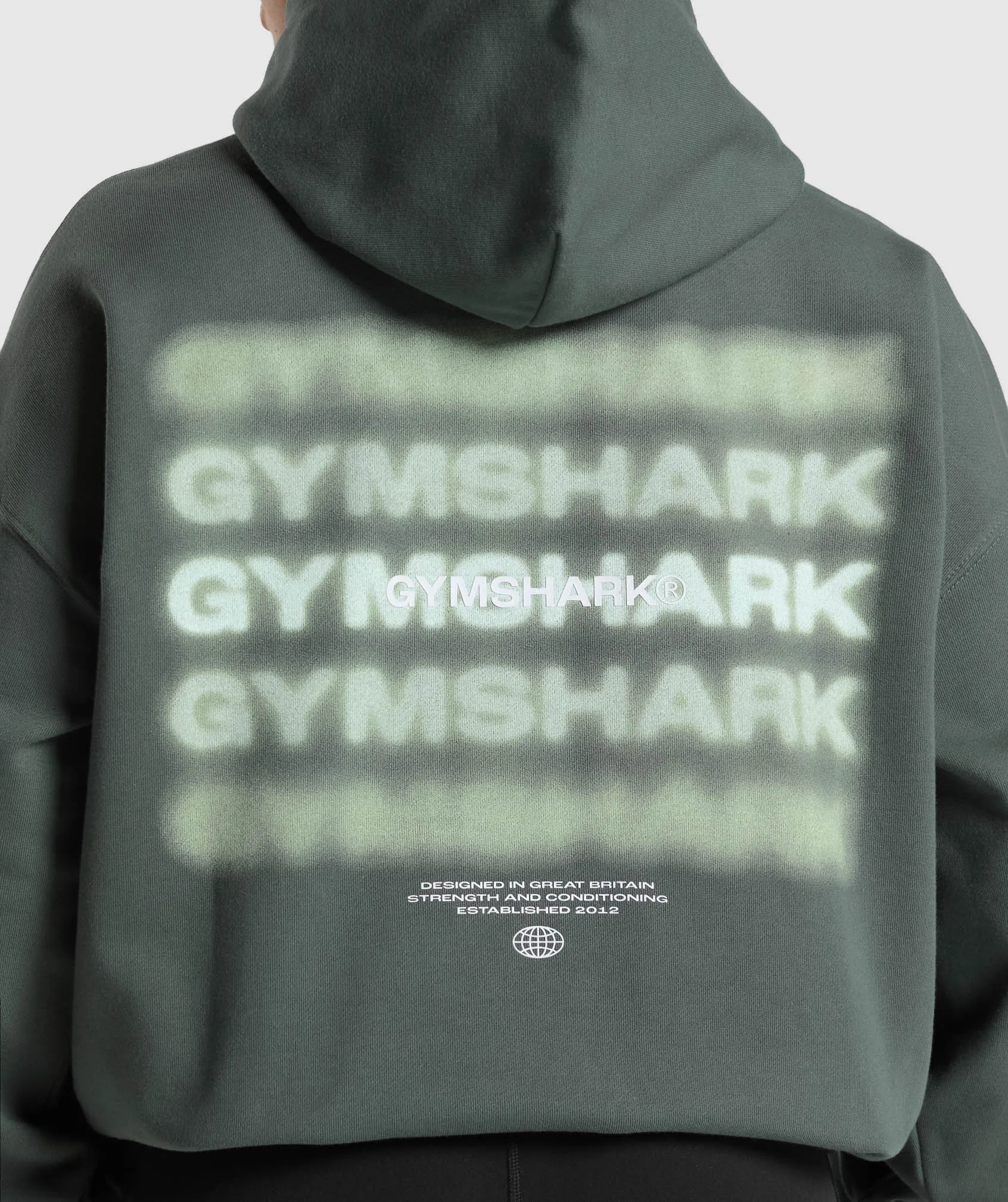 Gymshark Glow Oversized Hoodie - Slate Teal sold by Gymshark product image thumbnail 5