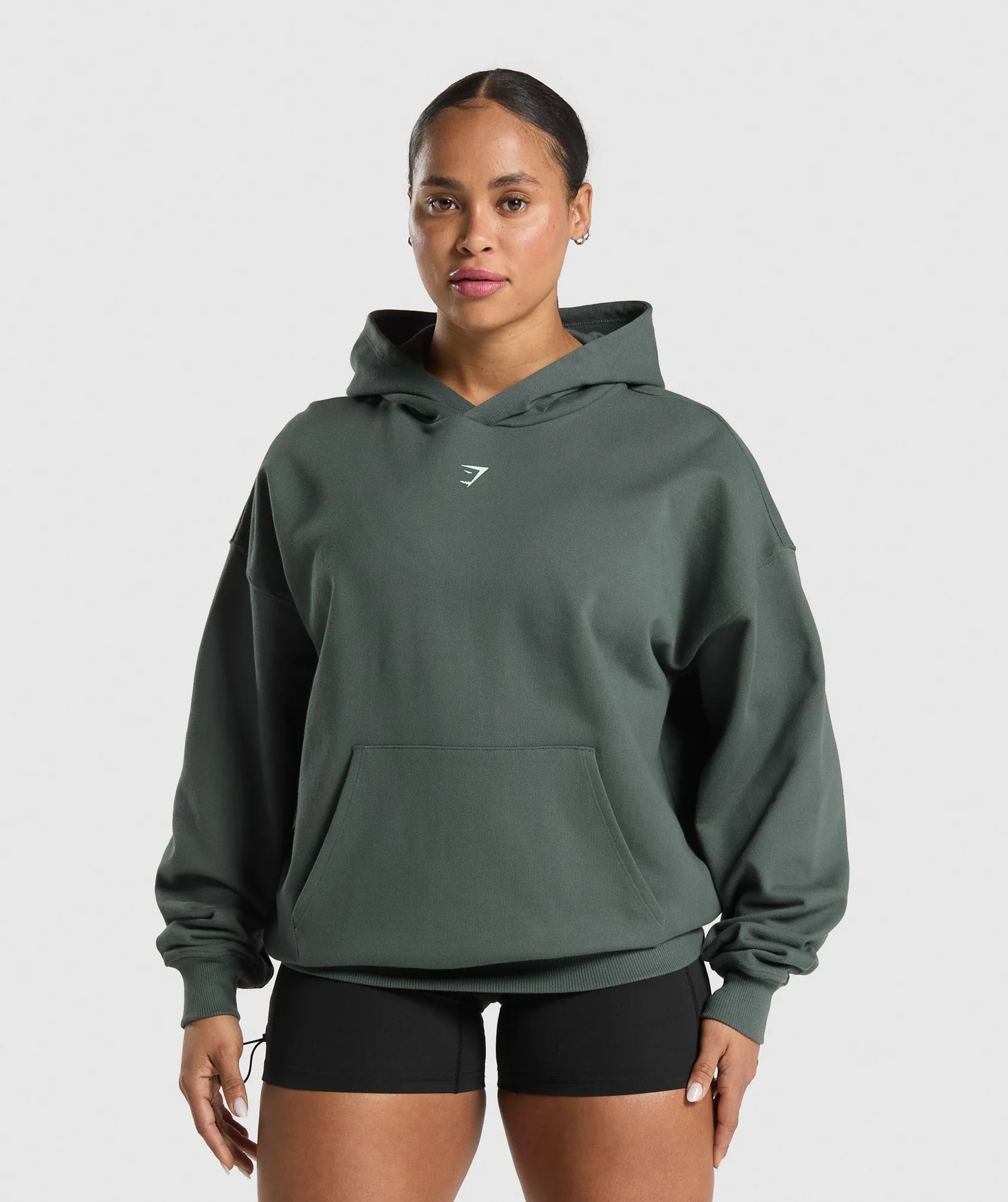 Gymshark Glow Oversized Hoodie - Slate Teal sold by Gymshark product image thumbnail 2